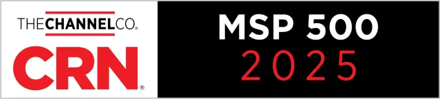 CRN MSP 500 2025 award badge