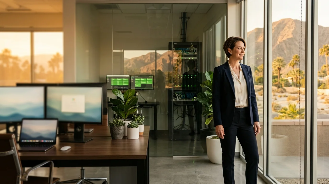 Managed IT services office in Palm Desert California